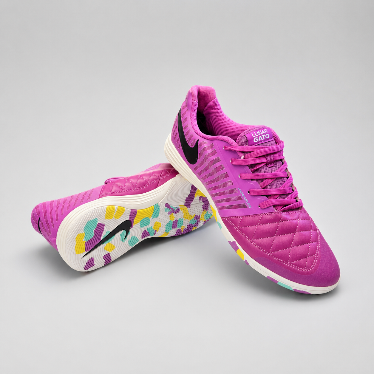 NIKE LUNAR GATO II ROSADO FUTSAL