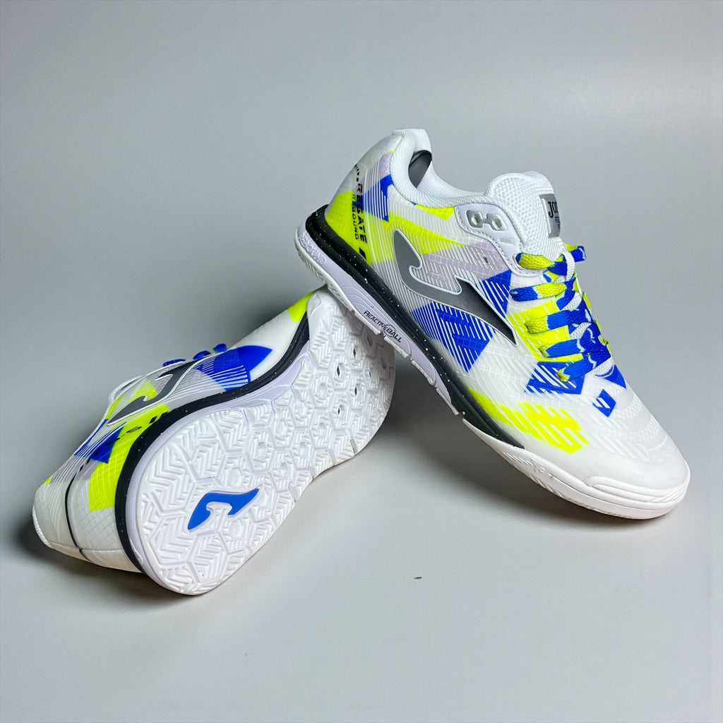 FUTSAL JOMA REACTIVE BLANCO AZUL AMARILLO