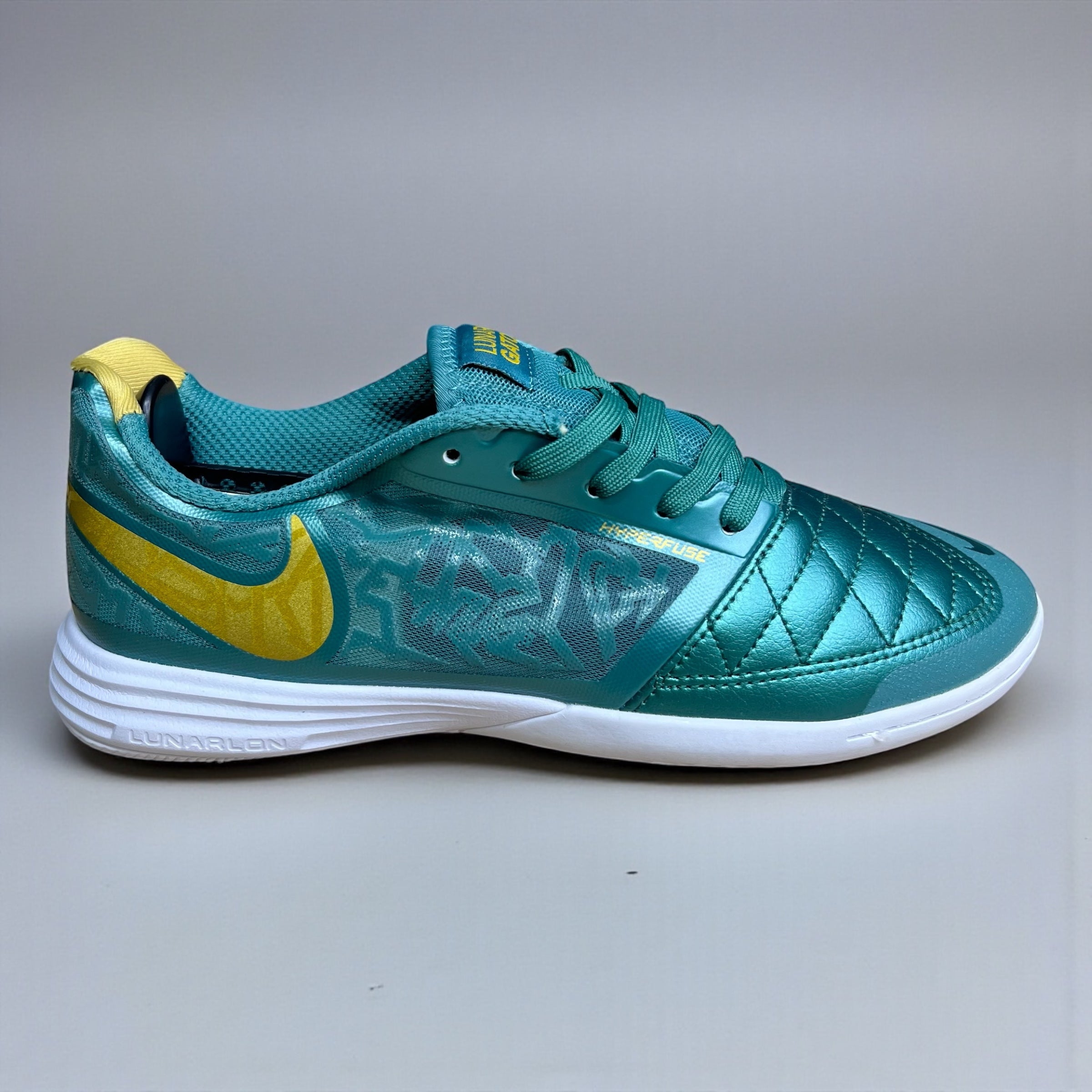 FUTSAL NIKE LUNARGATO VERDE AMARILLO