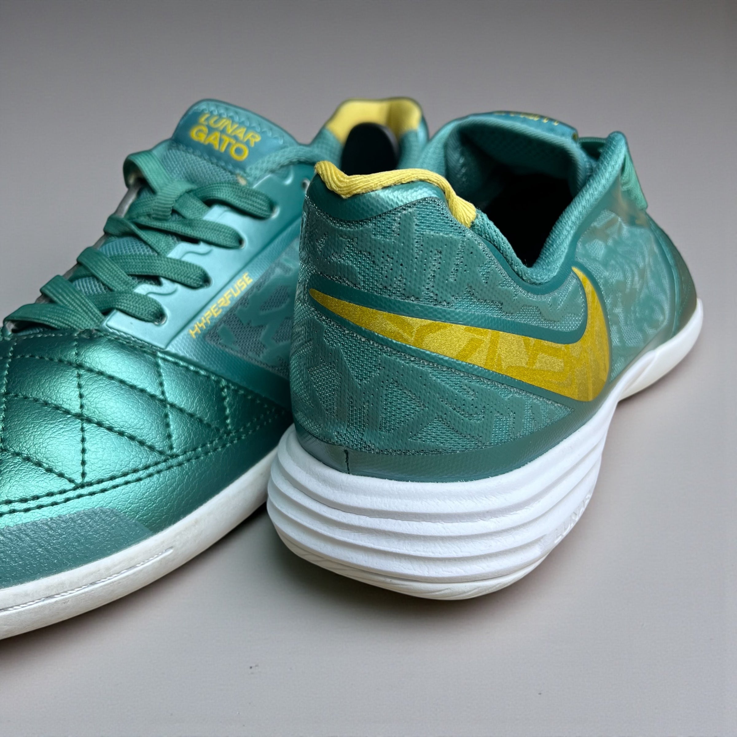 FUTSAL NIKE LUNARGATO VERDE AMARILLO