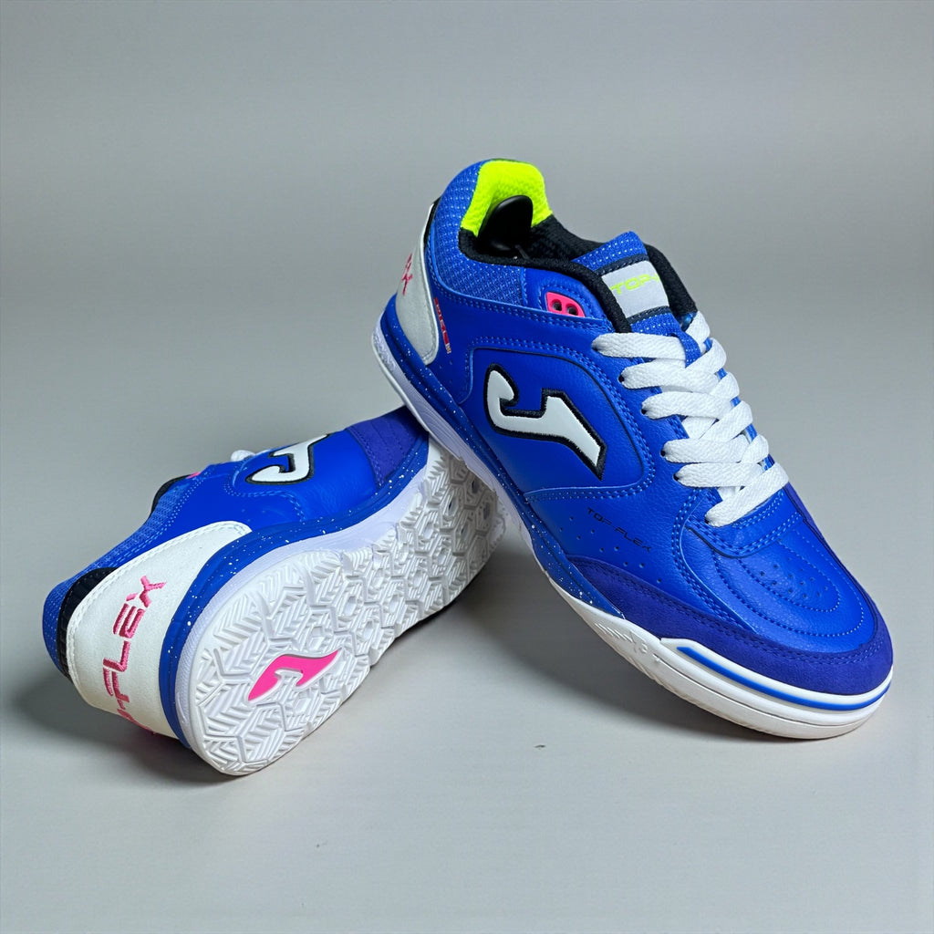 FUTSAL JOMA TOP FLEX AZUL BLANCO