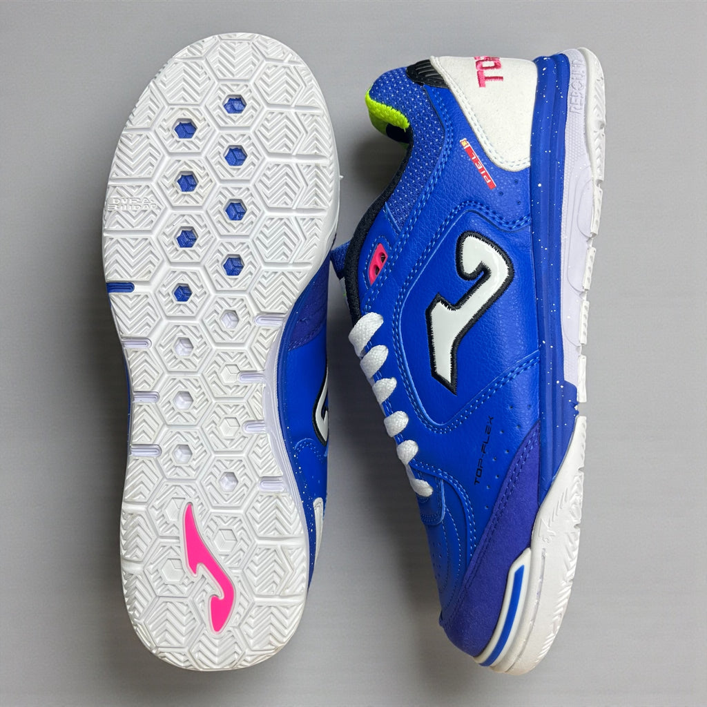 FUTSAL JOMA TOP FLEX AZUL BLANCO