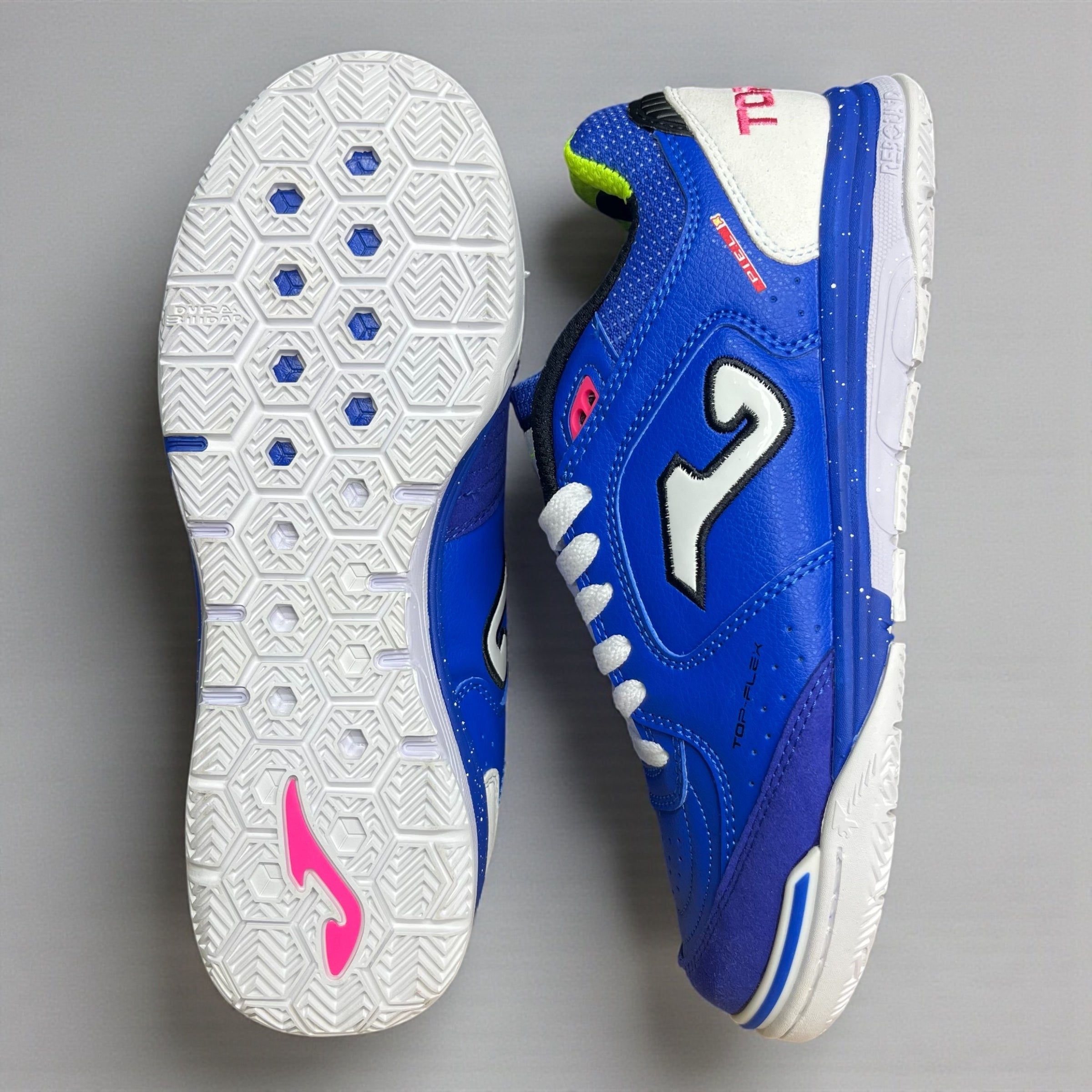 FUTSAL JOMA TOP FLEX AZUL BLANCO
