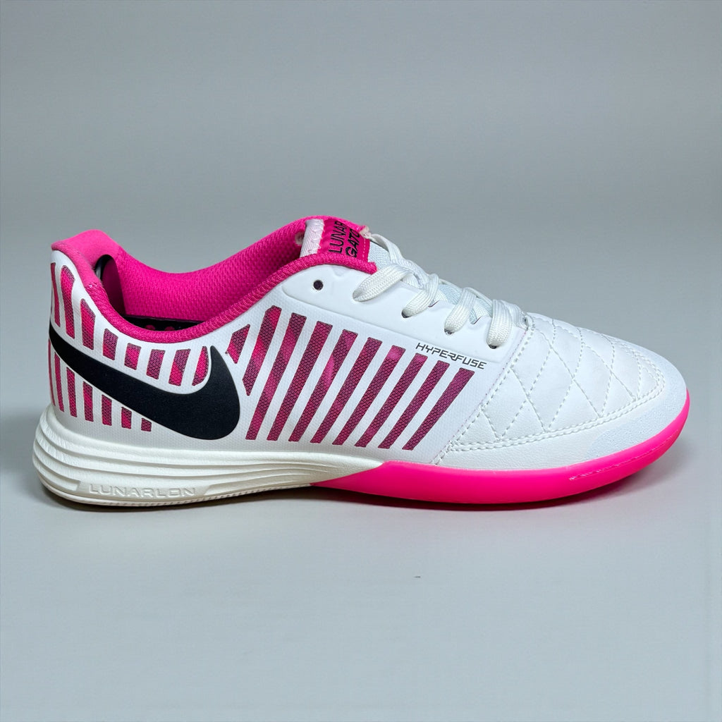 FUTSAL NIKE LUNARGATO BLANCO ROSADO
