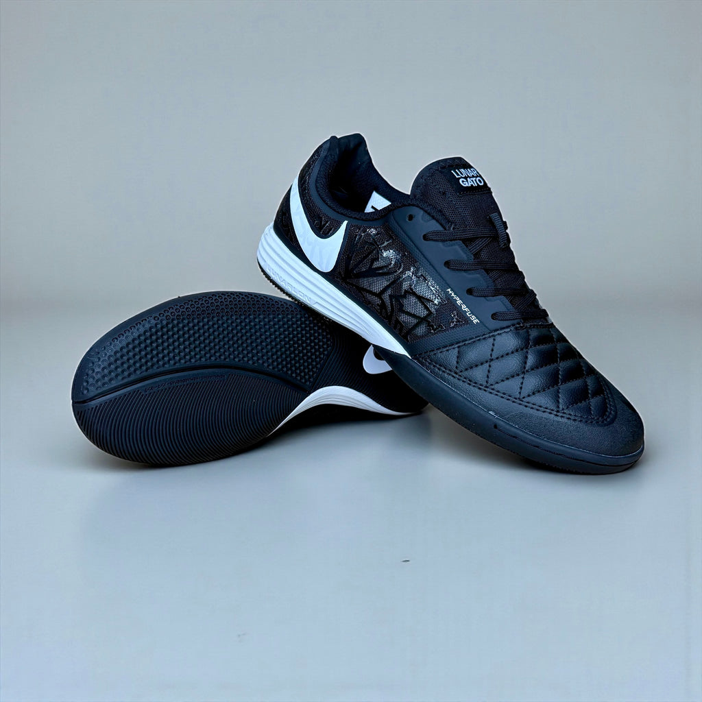 FUTSAL NIKE LUNARGATO NEGRO BLANCO