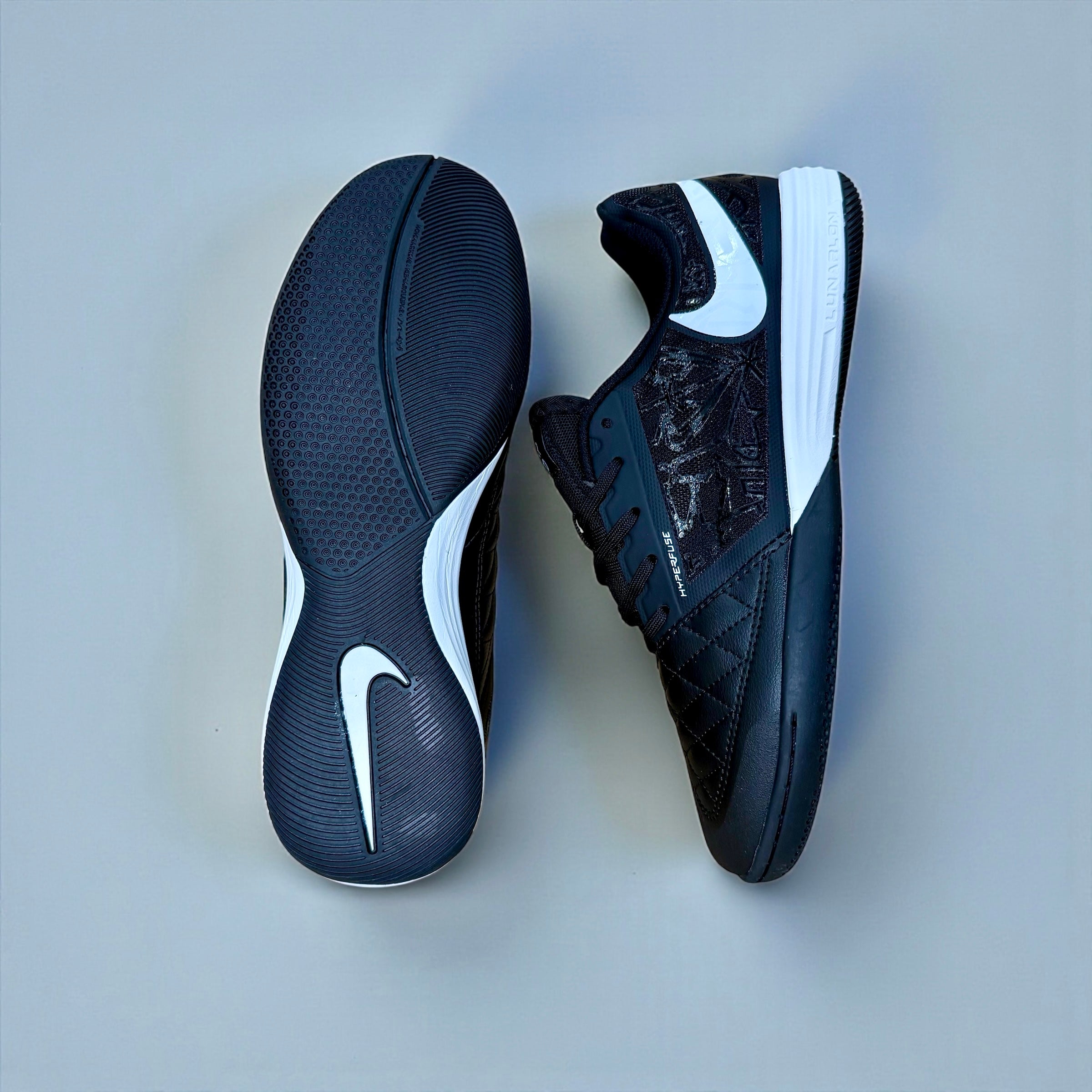 FUTSAL NIKE LUNARGATO NEGRO BLANCO