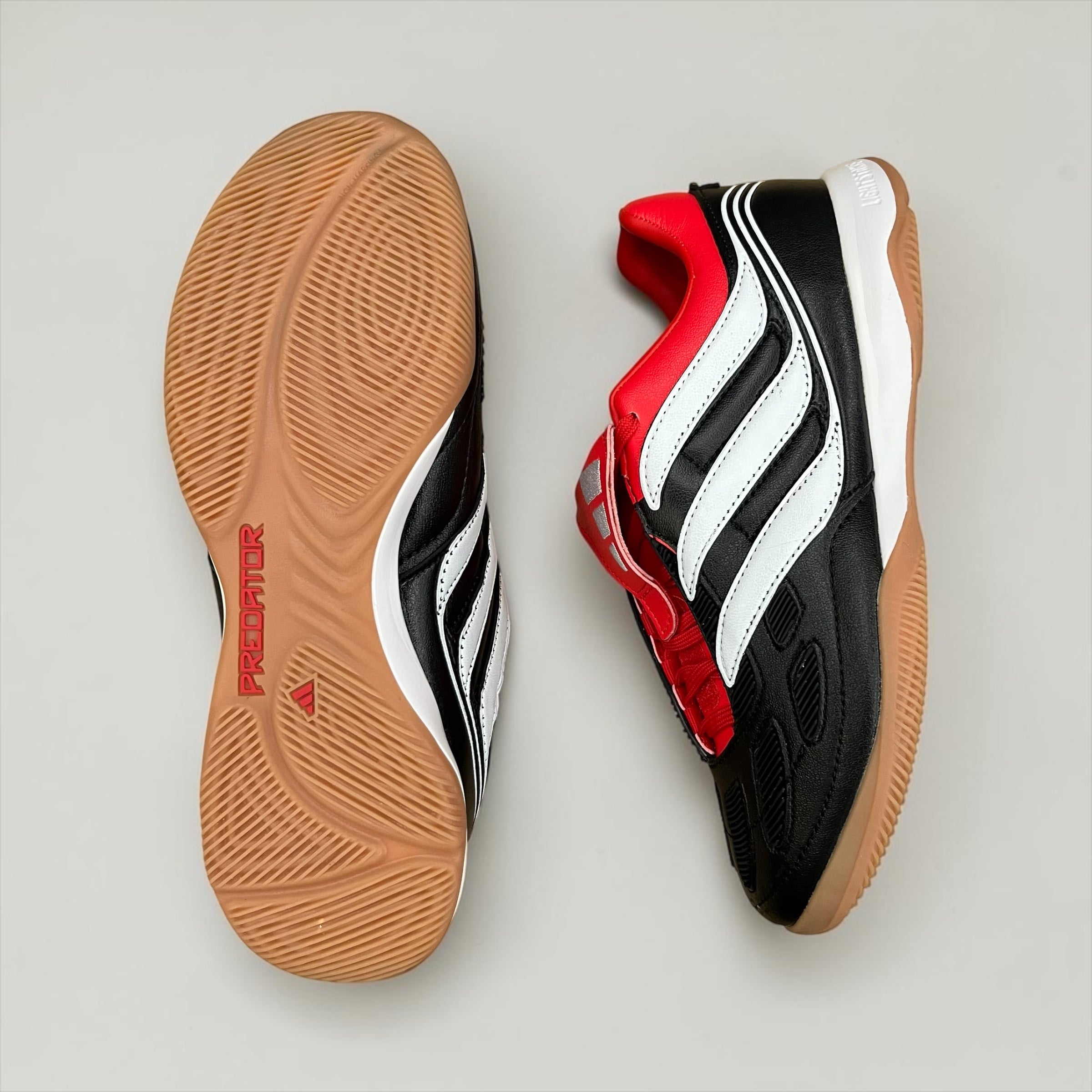 FUTSAL ADIDAS PREDATOR NEGRO ROJO BLANCO