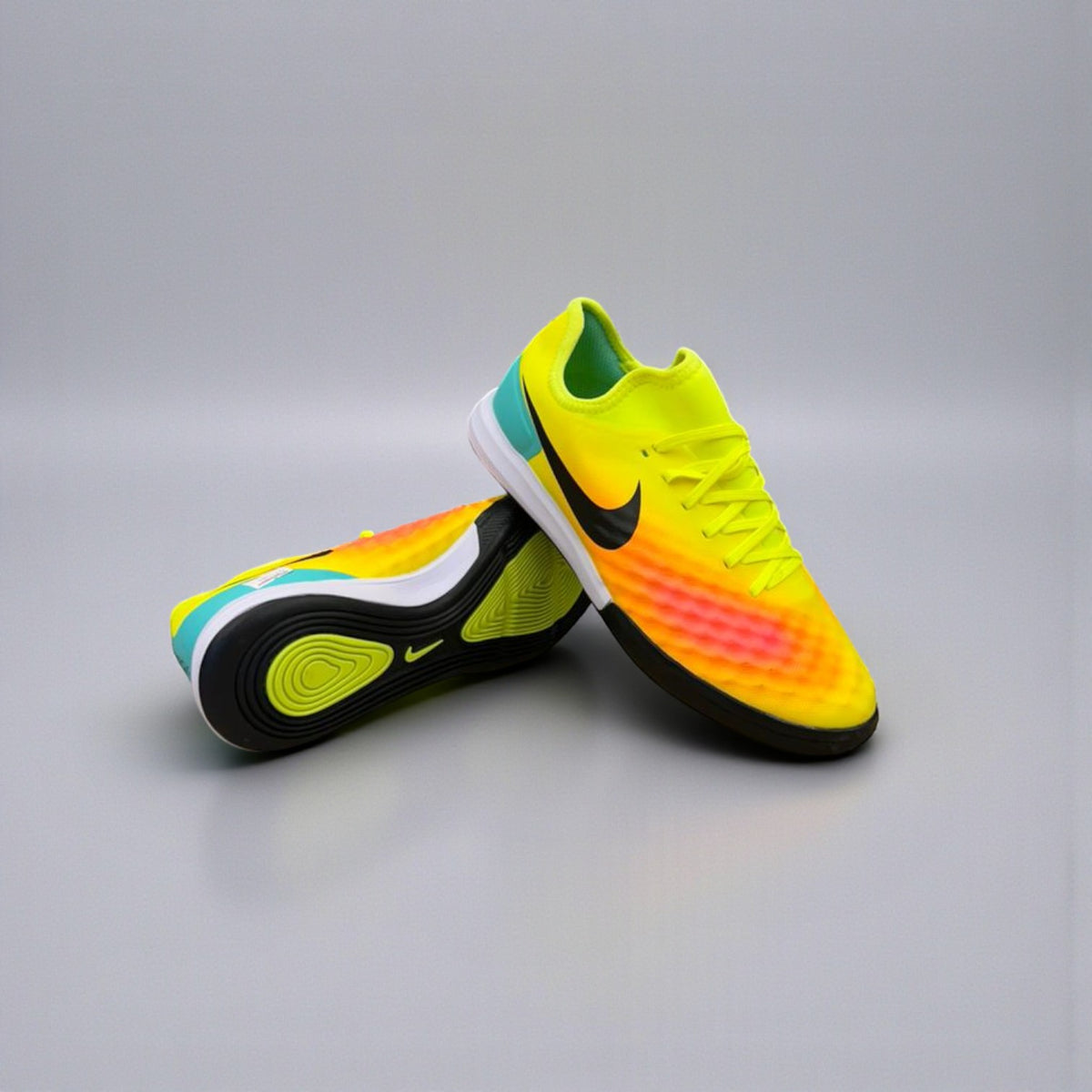 FUTSAL NIKE MAGISTA AMARILLO TURQUESA