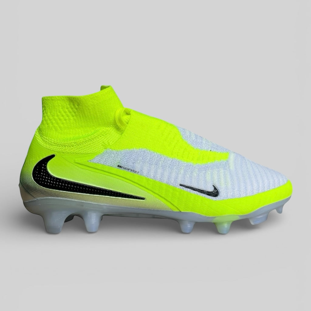 GUAYOS BOTAS DE FÚTBOL NIKE PHANTOM 6 ELITE HIGH FG GRIS VERDE
