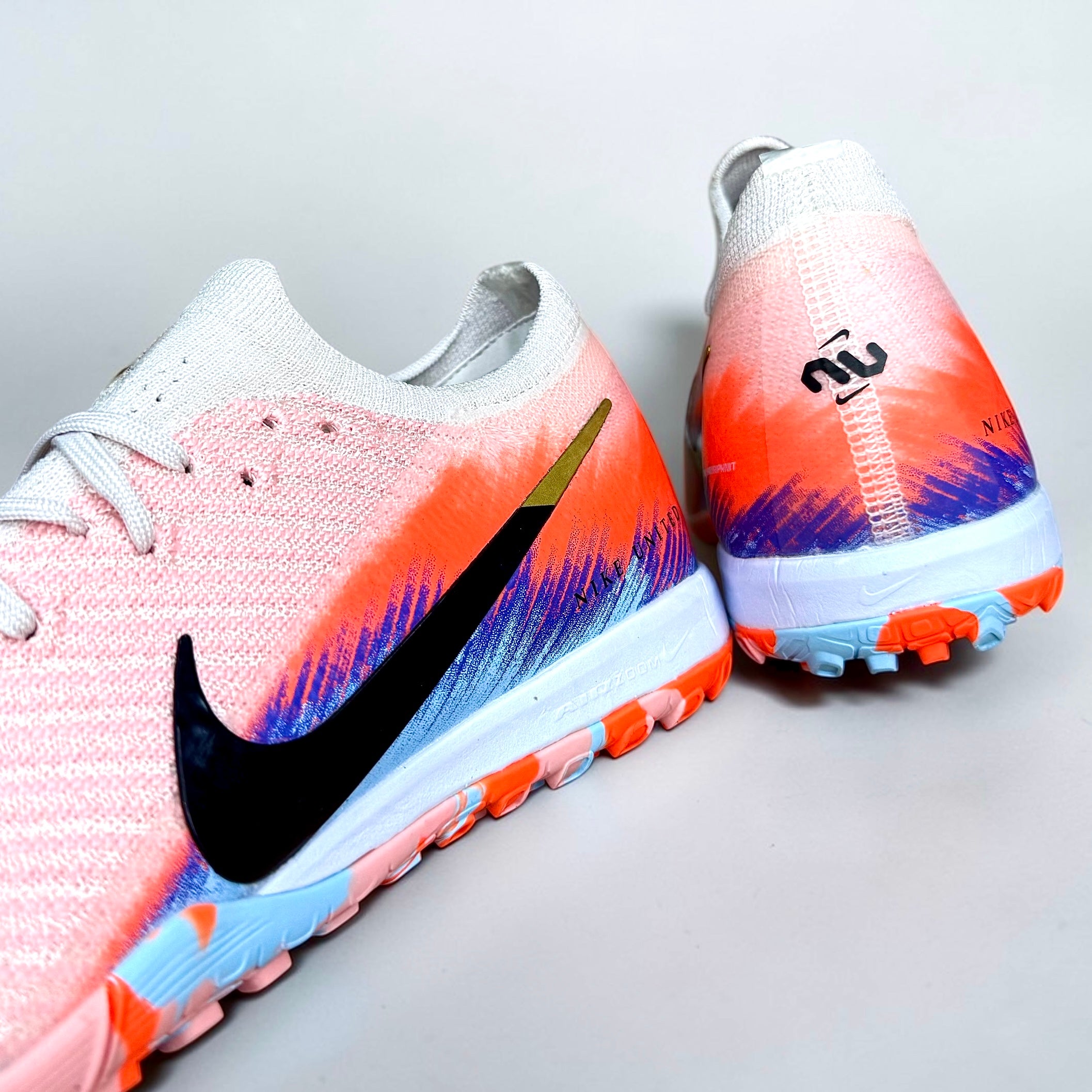 NIKE MERCURIAL VAPOR SALOMON AZUL / NARANJA  SINTÉTICA
