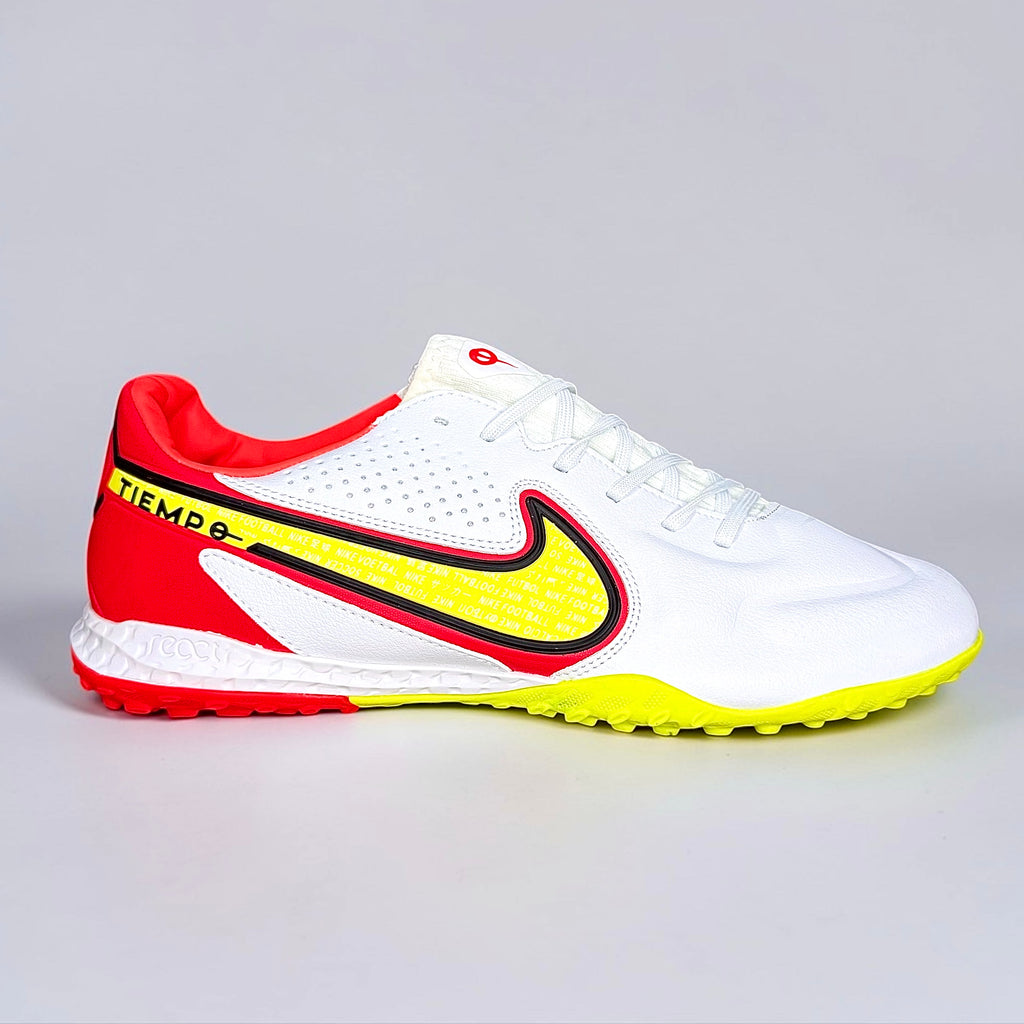 ZAPATILLAS NIKE REACT TIEMPO LEGEND IX PRO TF BLANCA/ROJA  SINTÉTICA