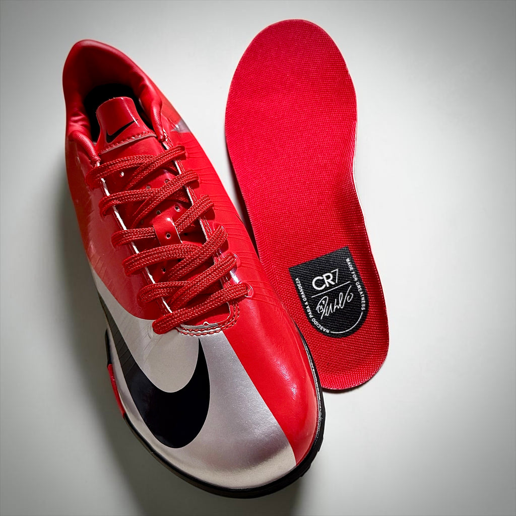 NIKE MERCURIAL ROJO PLATEADO SINTÉTICA