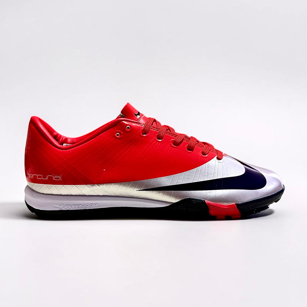 NIKE MERCURIAL ROJO PLATEADO SINTÉTICA