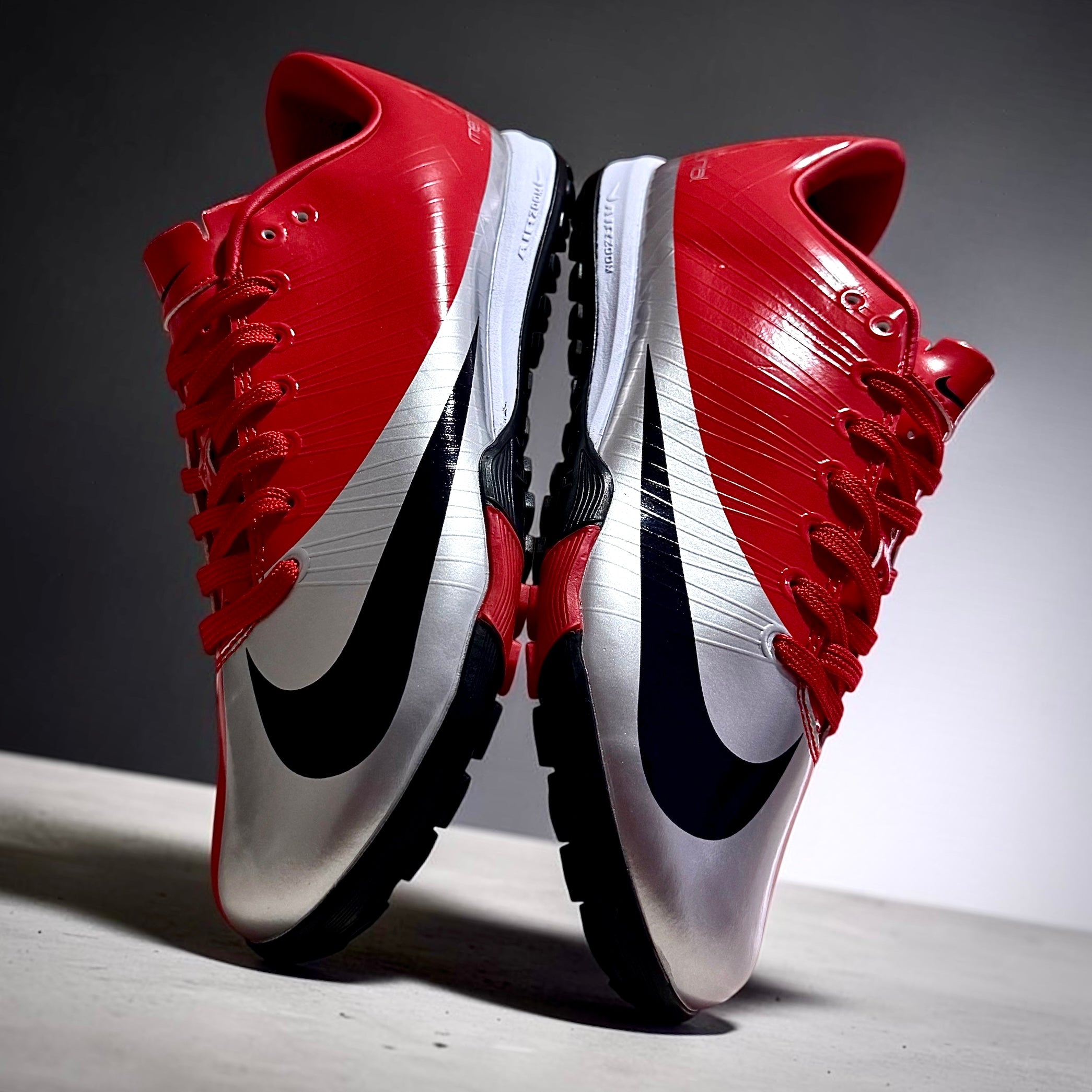 NIKE MERCURIAL ROJO PLATEADO SINTÉTICA