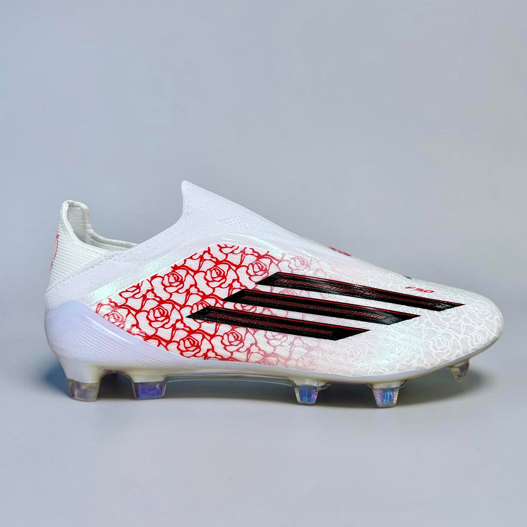 GUAYOS DE FÚTBOL ADIDAS PREDATOR BLANCOS SIN CORDONES