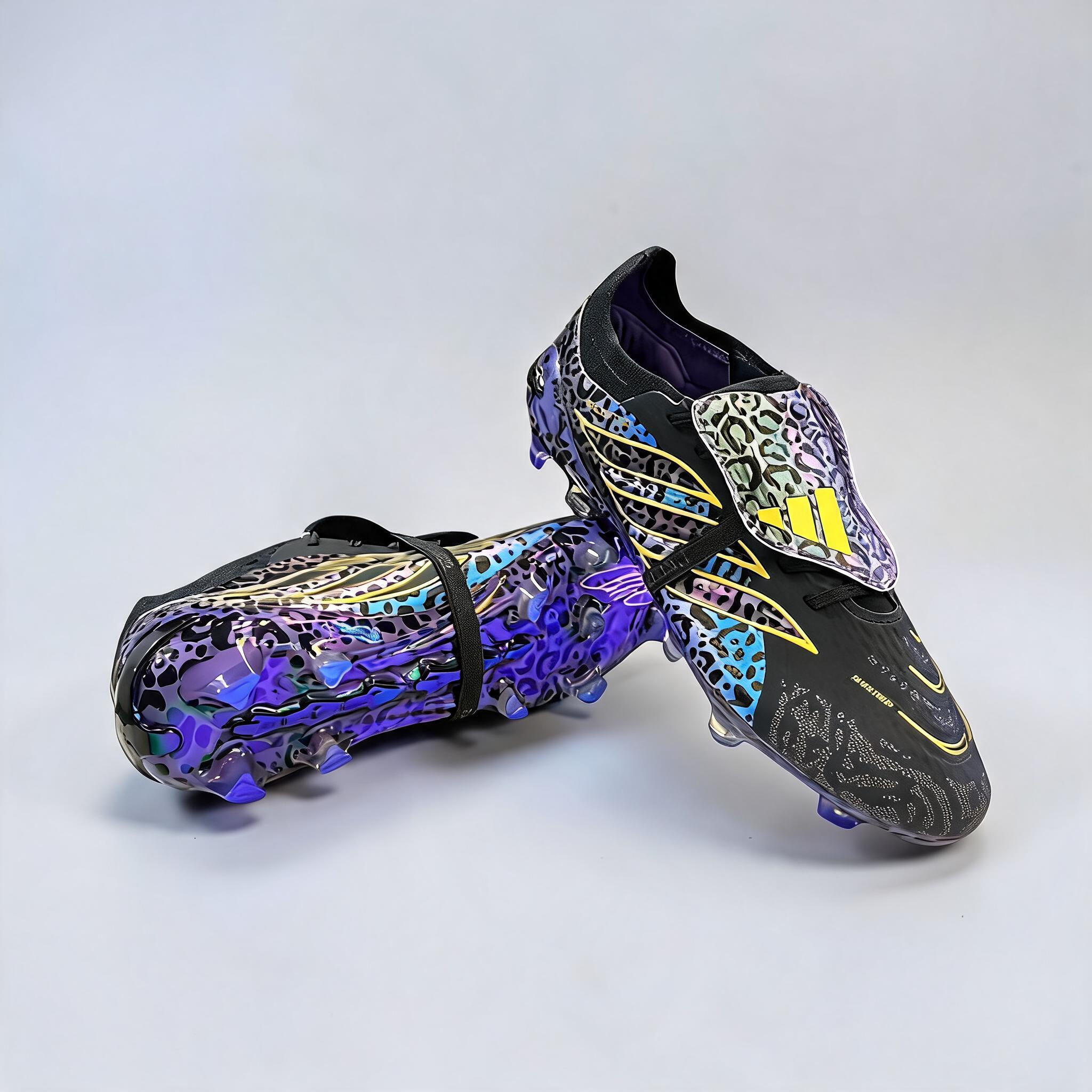 GUAYOS ADIDAS PREDATOR NEGRO MORADO