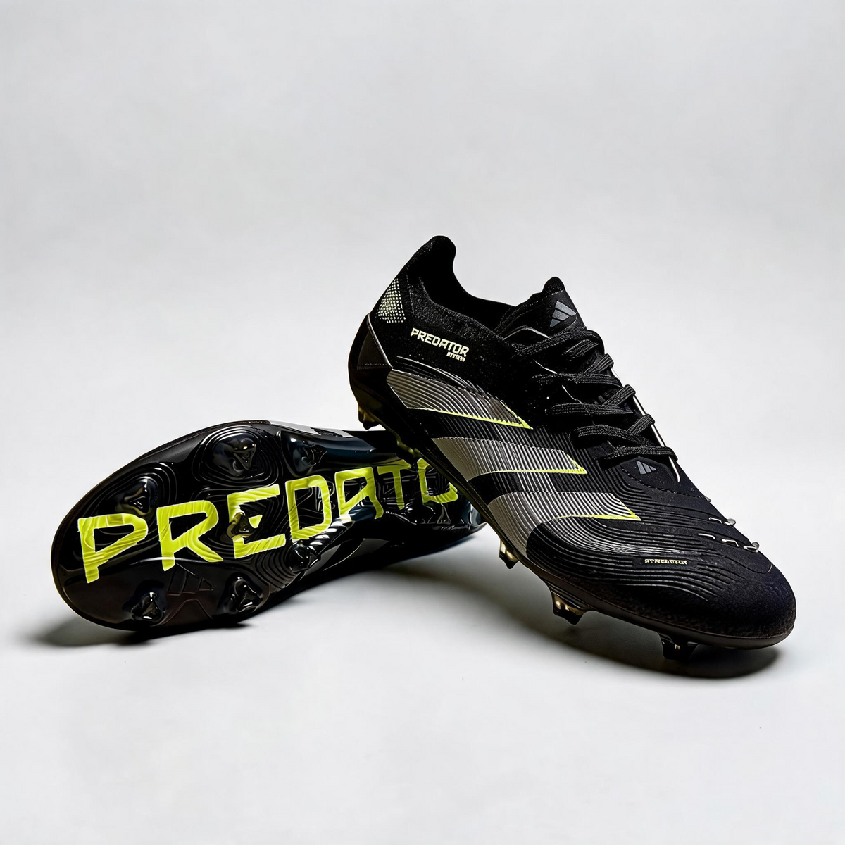 GUAYOS ADIDAS PREDATOR NEGRO VERDE