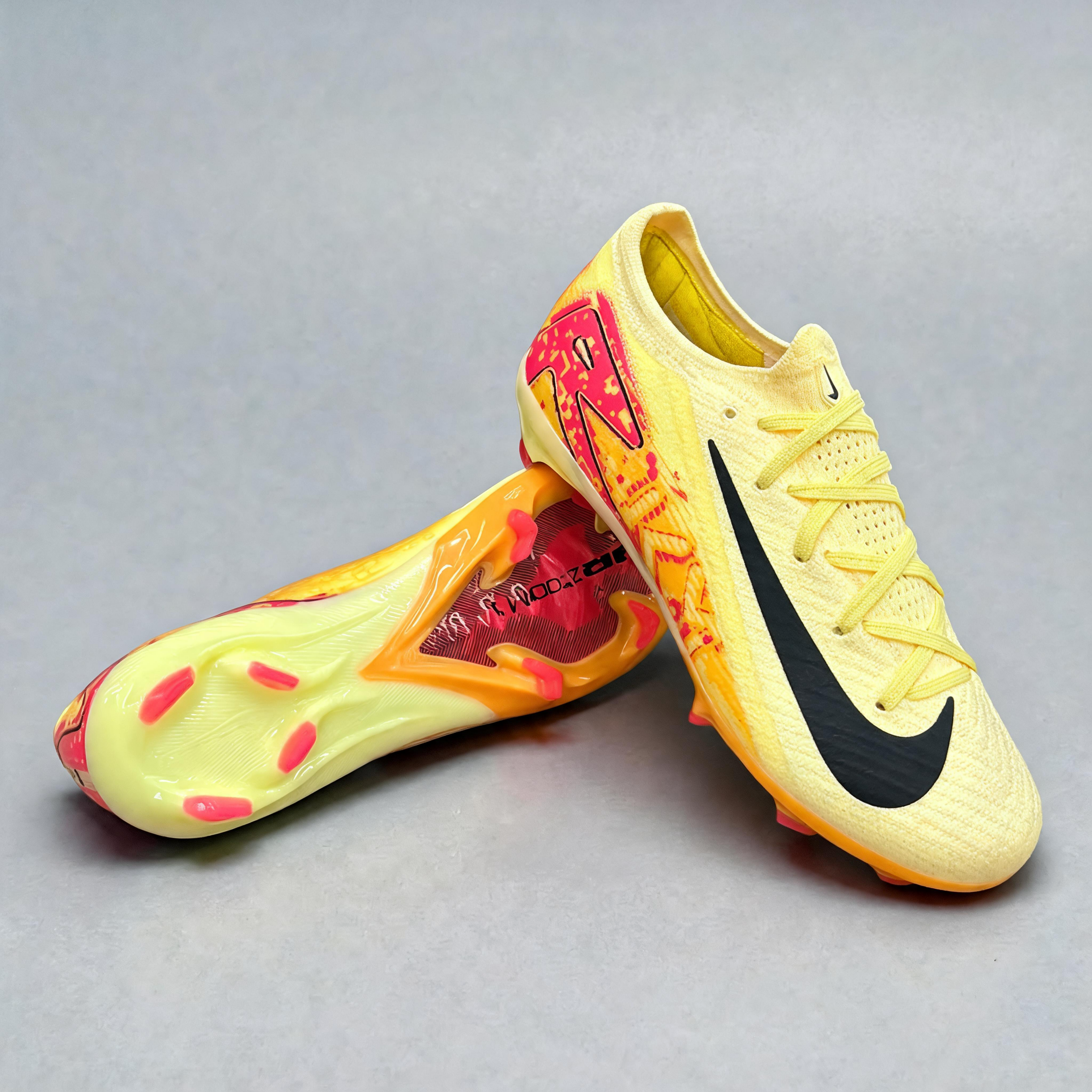 GUAYOS NIÑO NIKE MERCURIAL AMARILLO NEGRO