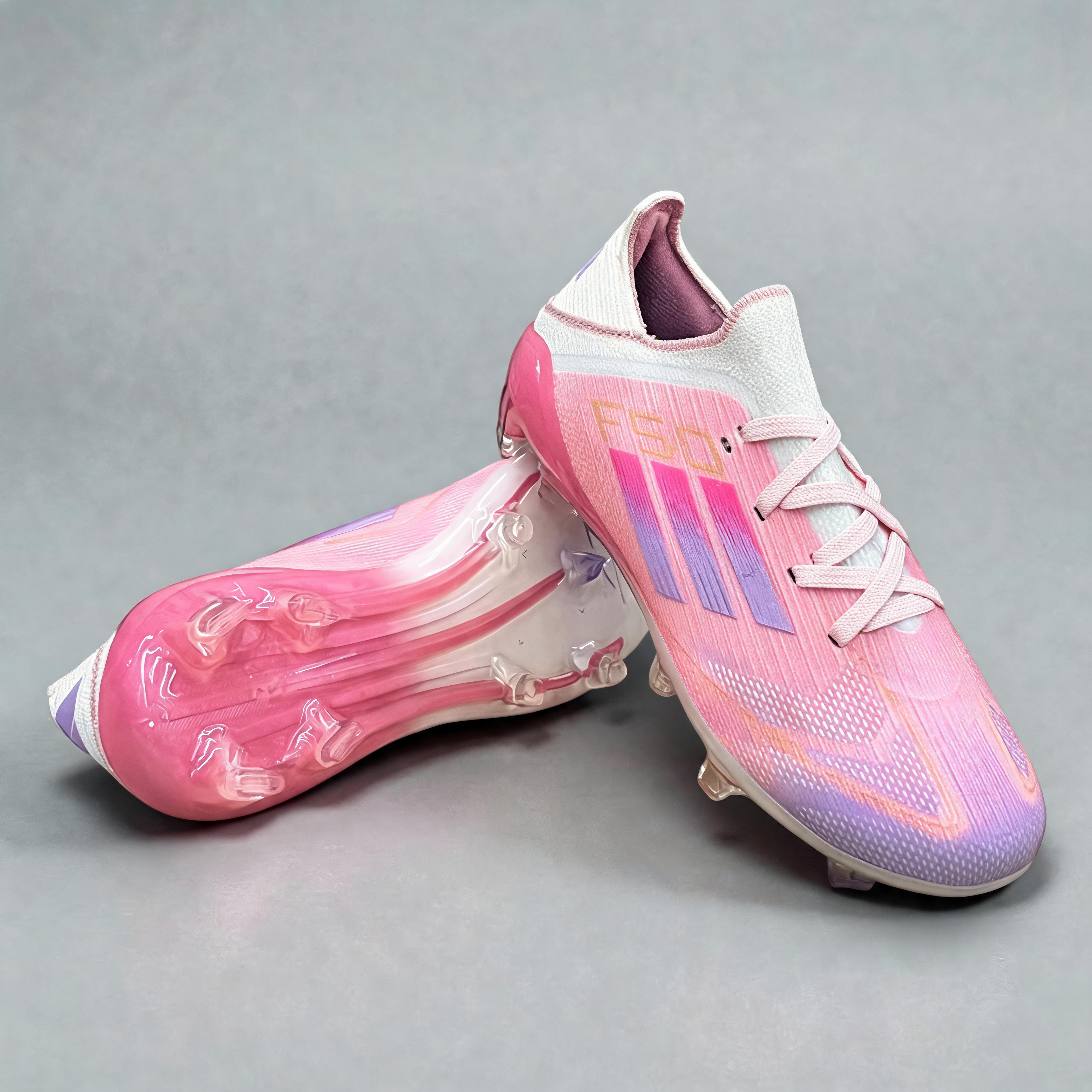 GUAYOS NIÑO ADIDAS F50 ROSADO LILA
