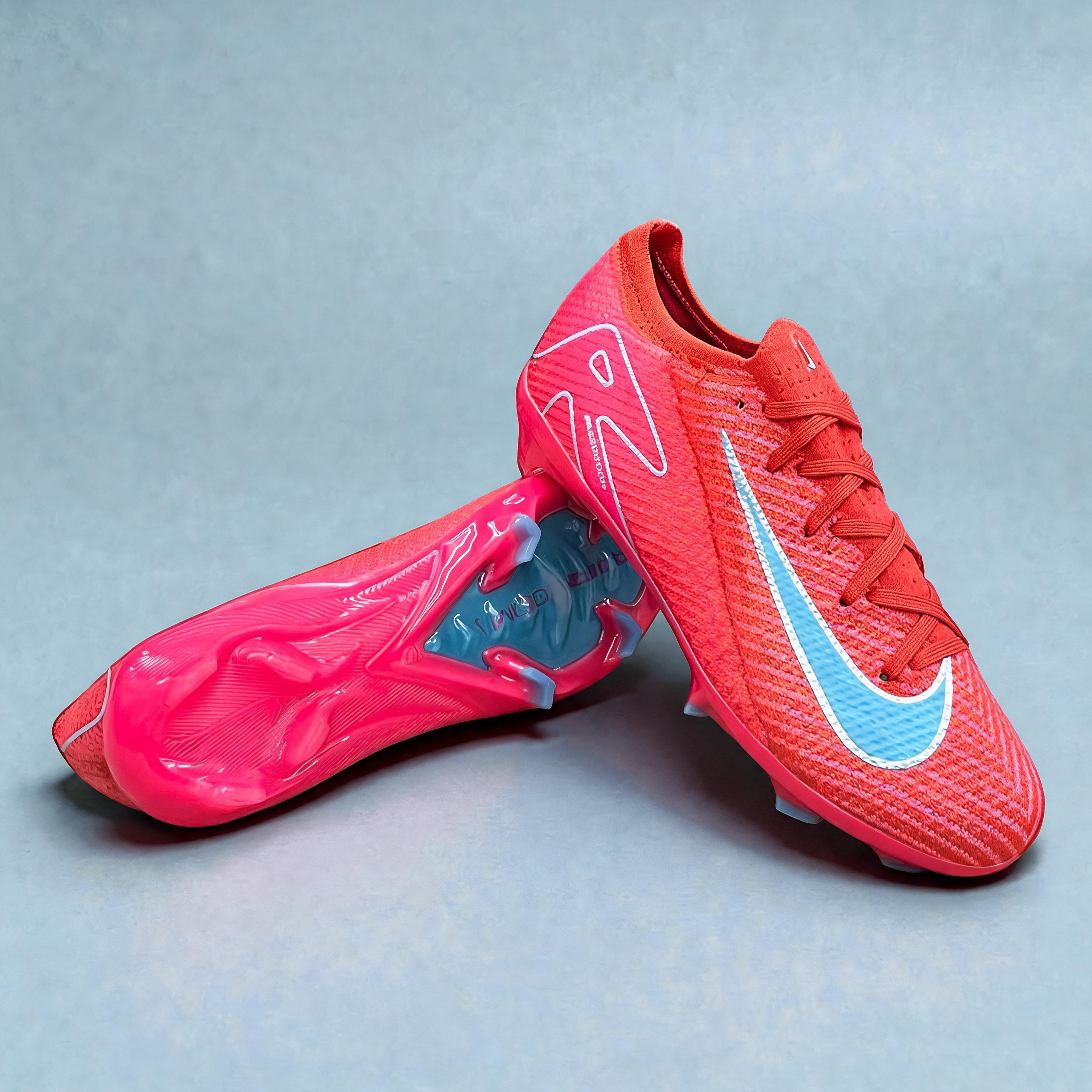 GUAYOS NIÑO NIKE MERCURIAL ROJO AZUL