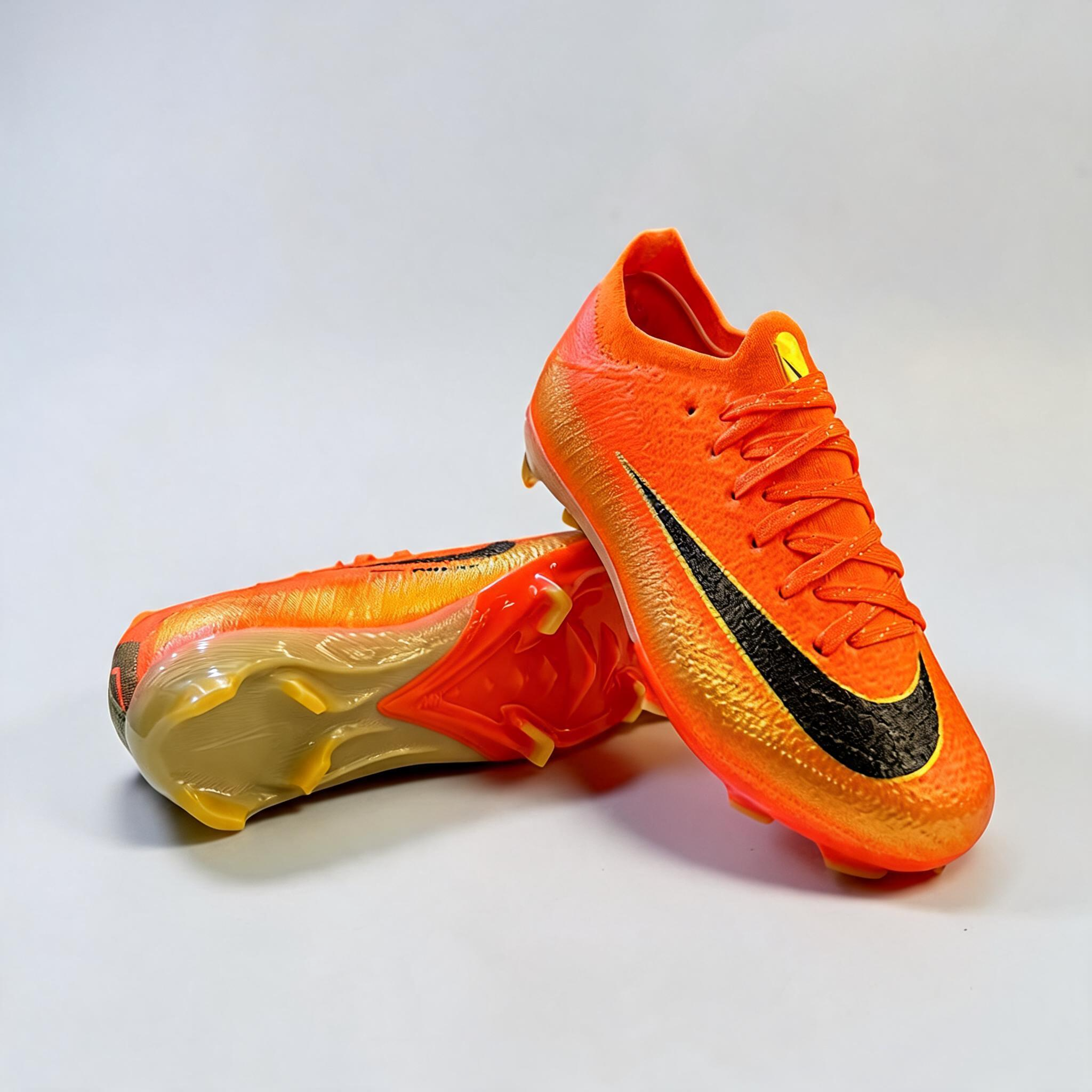 GUAYOS NIÑO NIKE MERCURIAL NARANJA