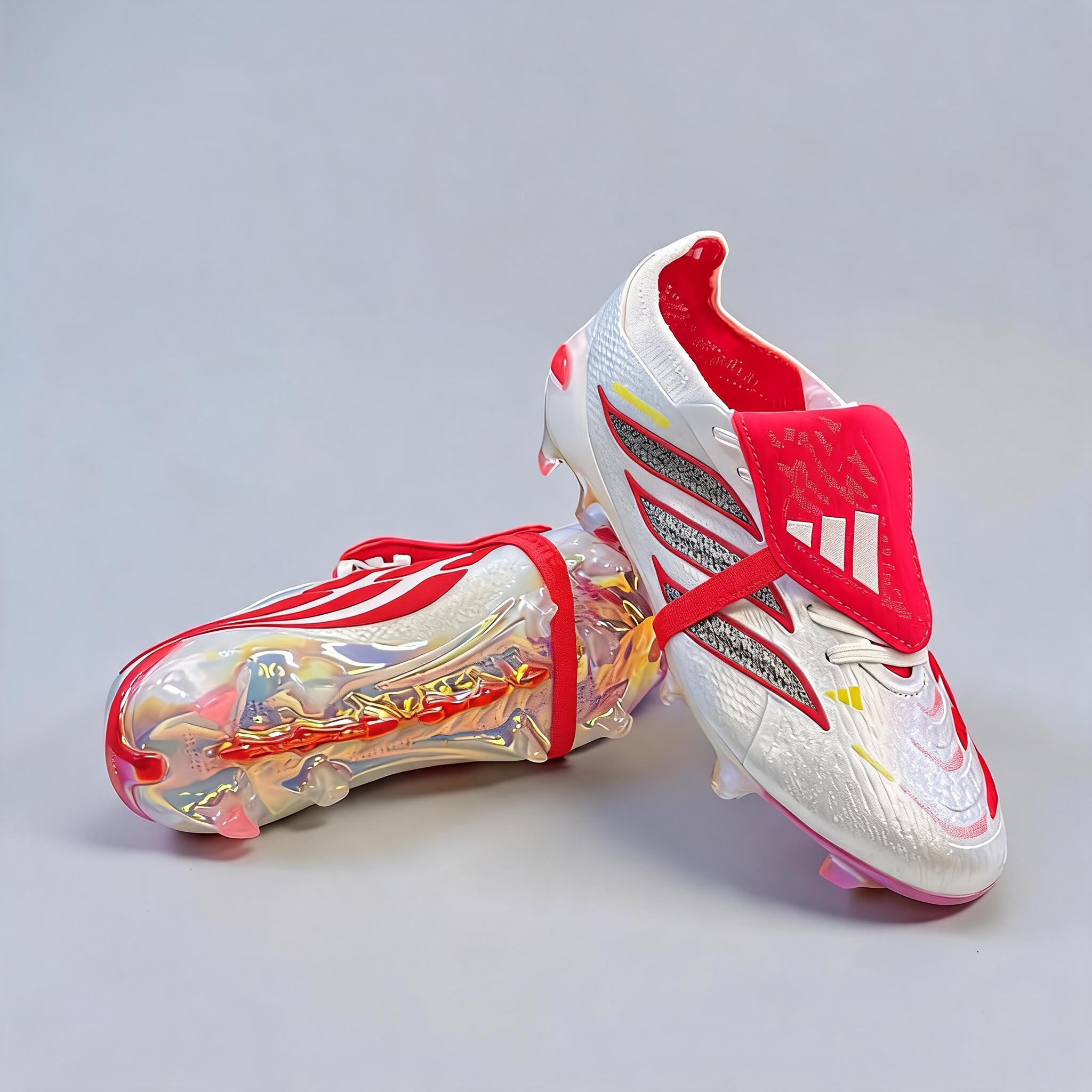 GUAYOS ADIDAS PREDATOR BLANCO ROJO