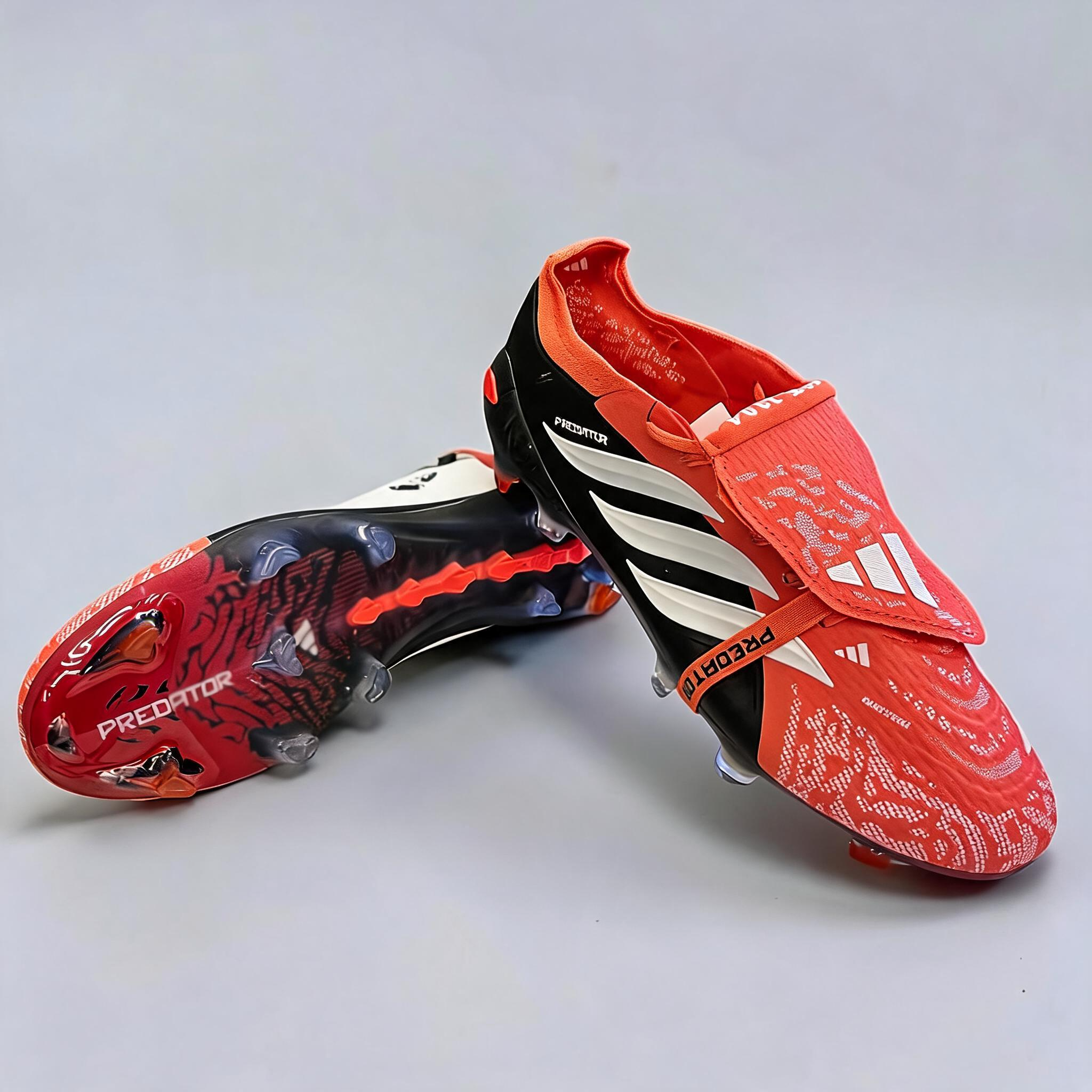GUAYOS ADIDAS PREDATOR ROJO NEGRO