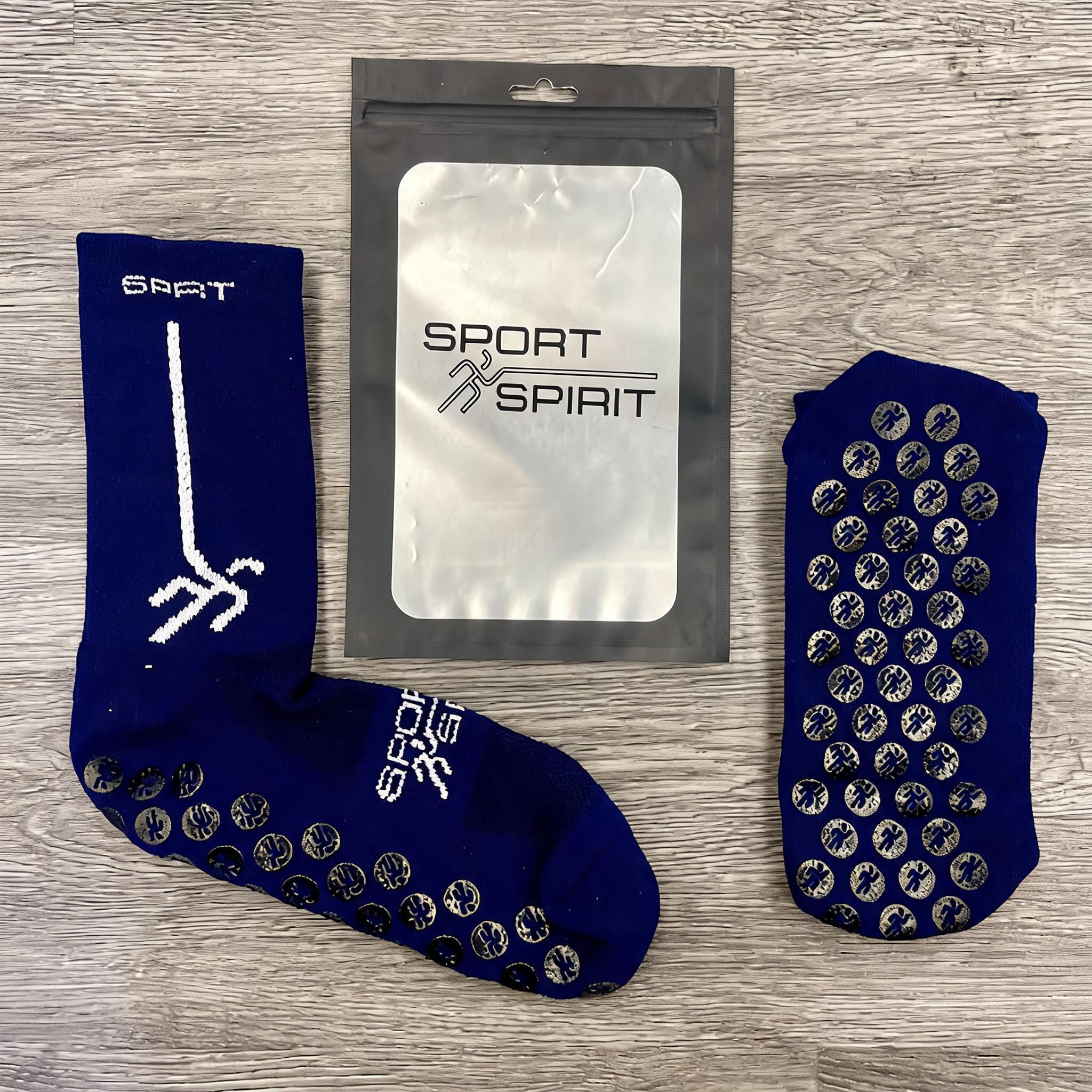 MEDIAS ANTIDESLIZANTES SPORT SPIRIT AZUL OSCURO