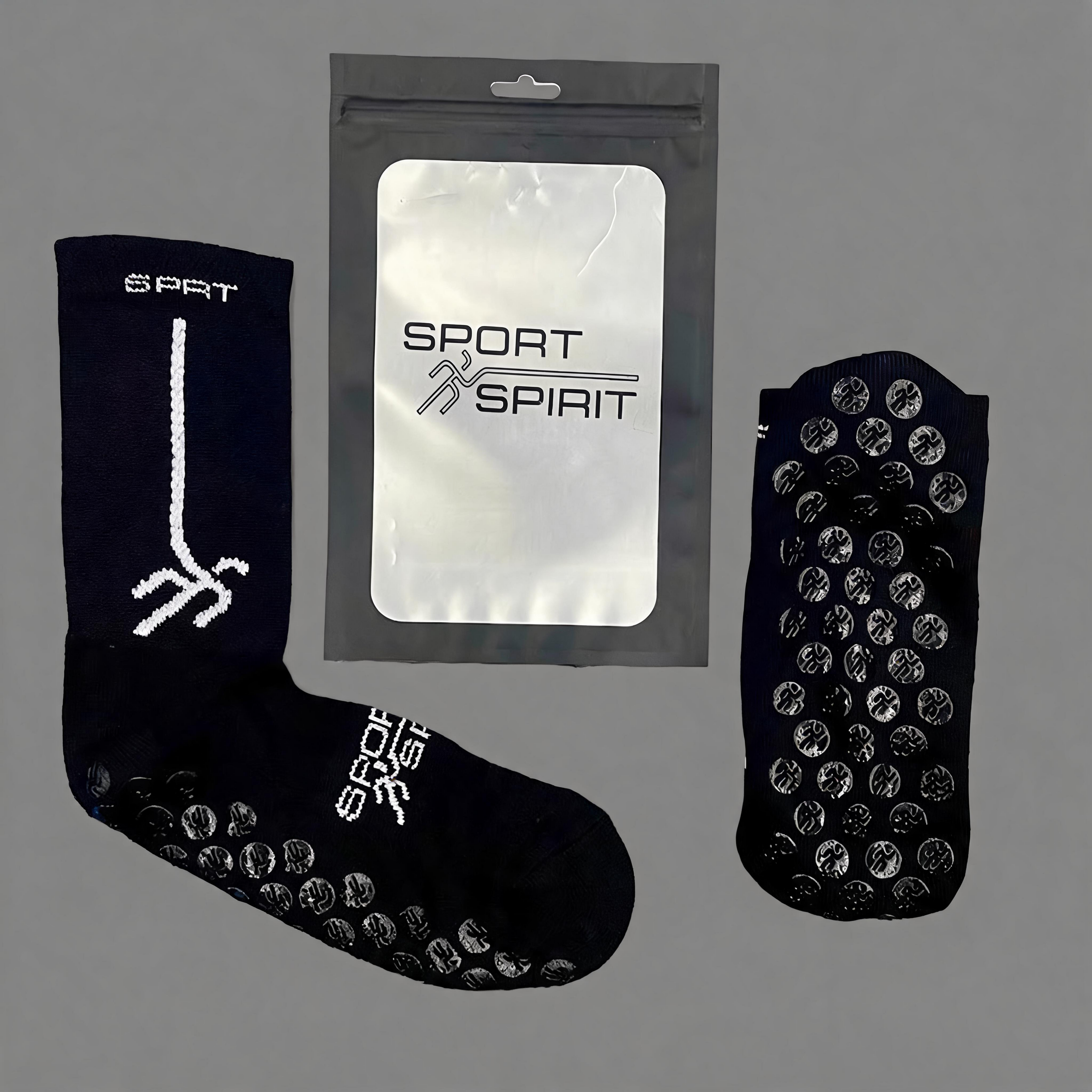 MEDIAS ANTIDESLIZANTES SPORT SPIRIT NEGRO