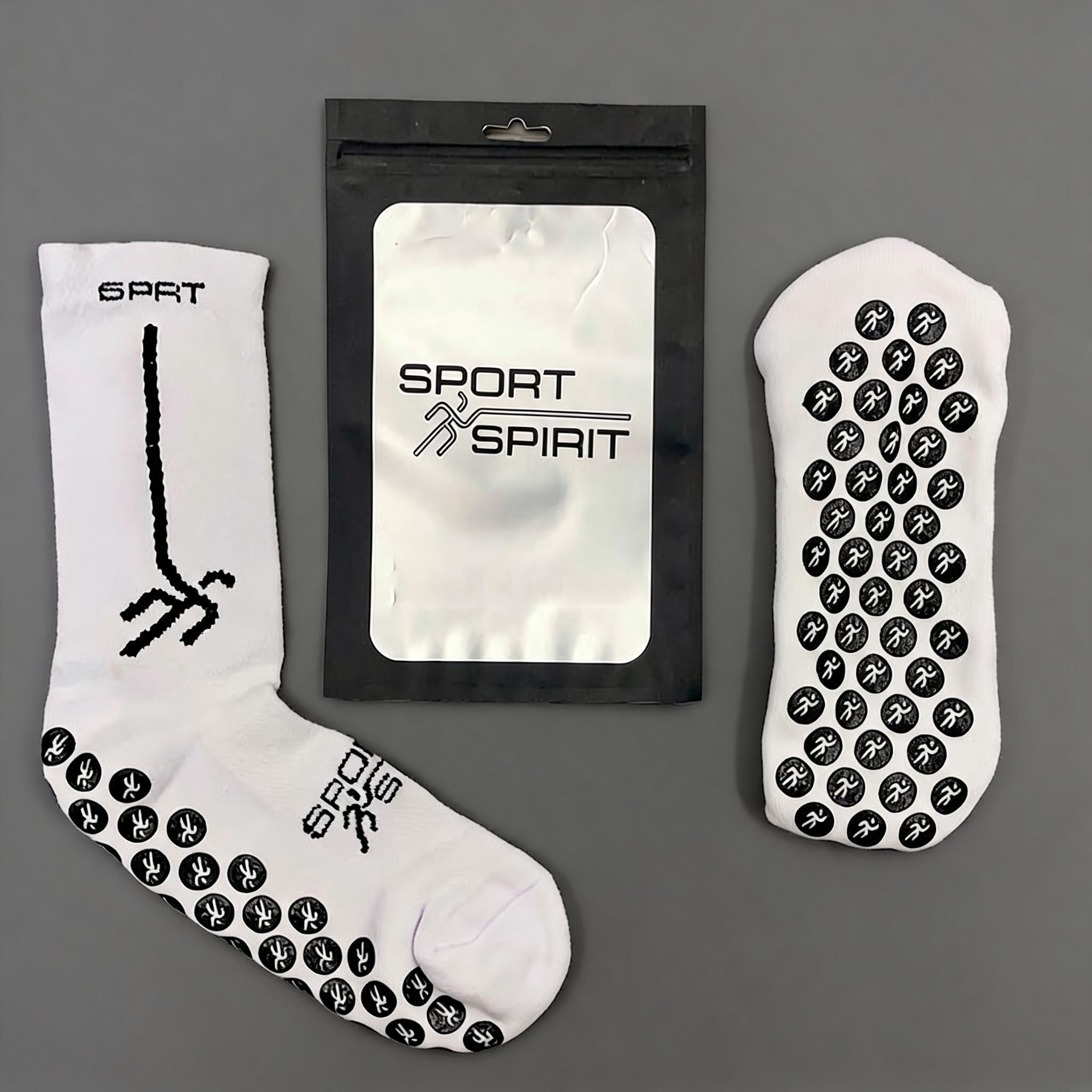 MEDIAS ANTIDESLIZANTES SPORT SPIRIT BLANCO