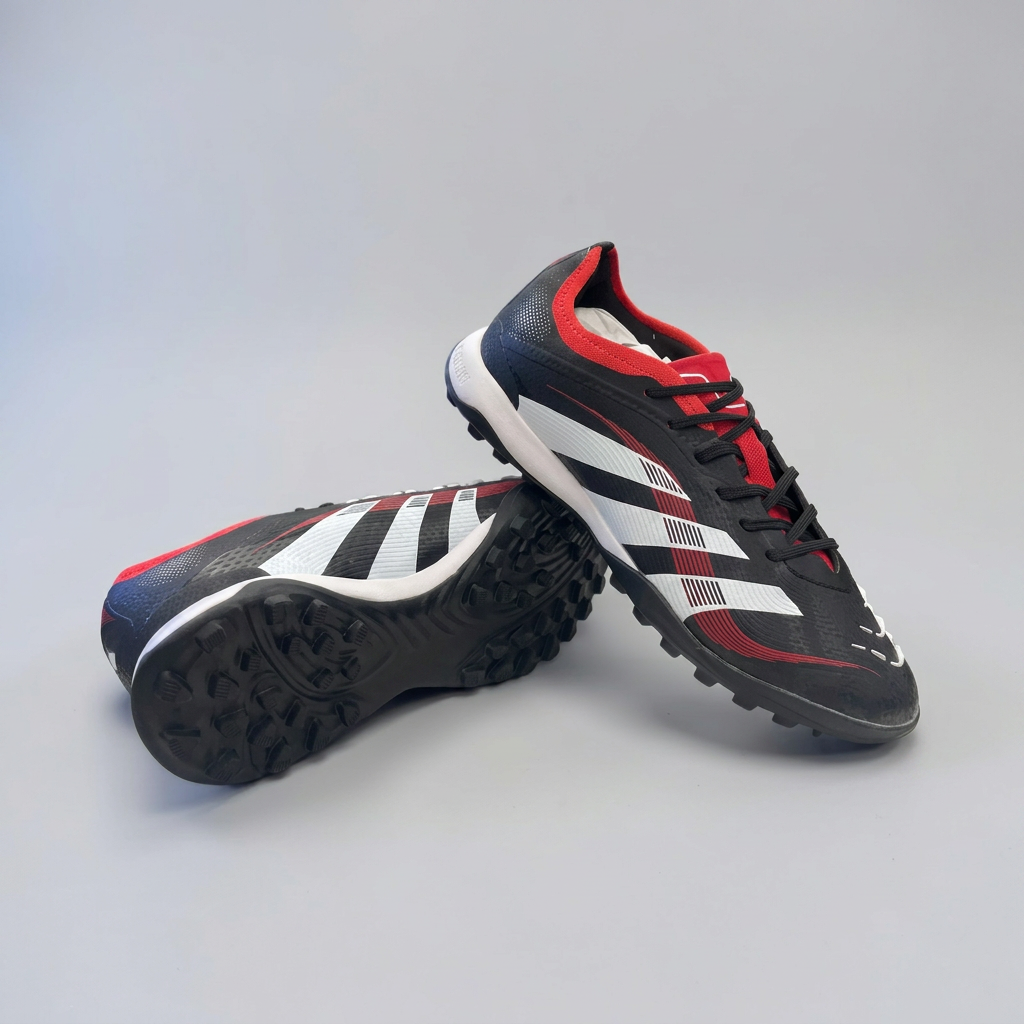 ADIDAS PREDATOR NEGRO ROJO TF SINTÉTICA