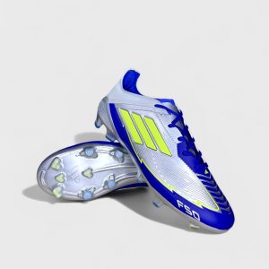Guayos F50 League Messi Plateado Azul