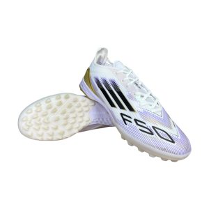 Adidas F50 Blanco Negro Dorado